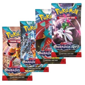Pokemon Scarlet & Violet Paradox Rift | 4 Booster Packs (Artwork Pack) - 1 of 4