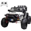 YOOCOZZ 12V 9Ah Battery-Powered 2-Seater Kids Electric Car with Remote Control - Spring Suspension, 3 Speeds, Double Doors, Music Player - White - 2 of 4
