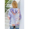 I AM A FASHION JUNKY Tie Dye Full Zip Drawstring Hoodie - 4 of 4
