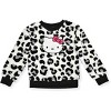 Hello Kitty Little/Big Girls’ 2-Piece Faux Fur Crew Neck Sweatshirt & Legging Set - 2 of 4