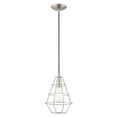 Livex Lighting Geometric 1 - Light Pendant in  Brushed Nickel