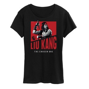 Women's - Mortal Kombat - Liu Kang The Chosen One Short Sleeve Graphic T-Shirt - 1 of 4