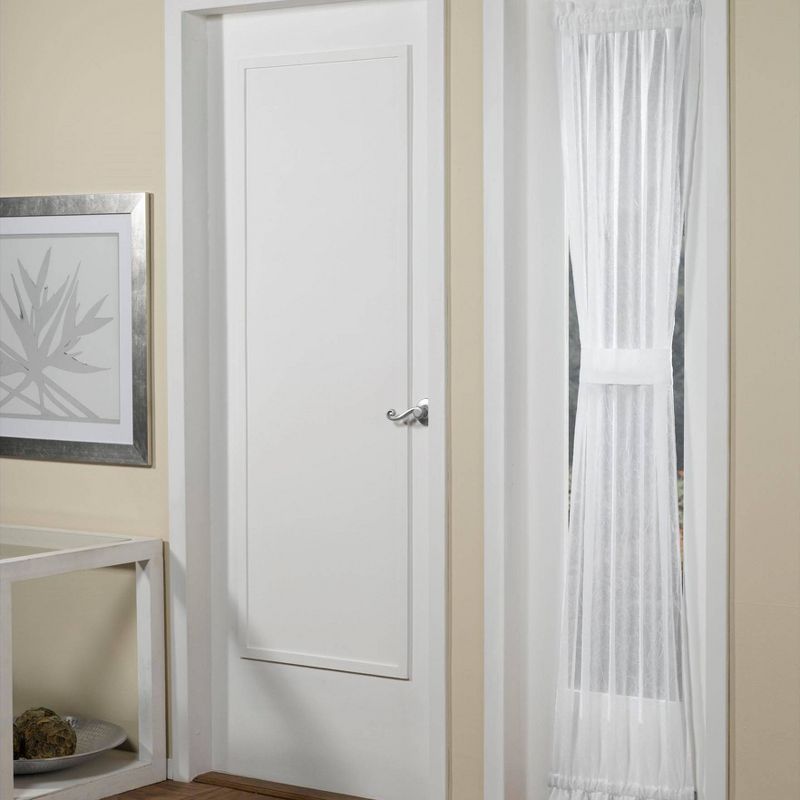 72"x28" Emily Sheer Voile Rod Pocket Door Sidelight Curtain Panel - No. 918, 3 of 9
