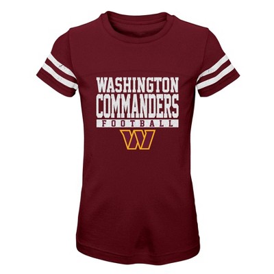 Nfl Washington Commanders Boys' Short Sleeve Young Jersey : Target