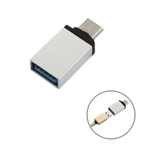 Usb Type C To Usb Type A Otg Adapter Silver Target