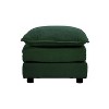 35'' Chenille Fabric Ottomans Footrest to Combine with 2 Seater Sofa, 3 Seater Sofa and 4 Seater Sofa, Green - 3 of 4