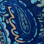 navy paisley