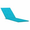 vidaXL Deck Chair Cushion Turquoise Oxford Fabric - 2 of 4