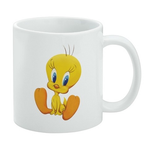 Looney Tunes Cute Tweety Ceramic Coffee Mug, Novelty Gift Mugs for Coffee, Tea and Hot Drinks, 11oz, White - image 1 of 4