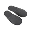 Unique Bargains Closed Toe Anti-slip Disposable Slippers Deep Gray 1 Pair - 2 of 4