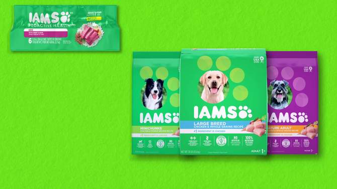 IAMS Advanced Health Skin &#38; Coat with Chicken and Grain Dry Dog Food - 13.5lbs, 2 of 8, play video