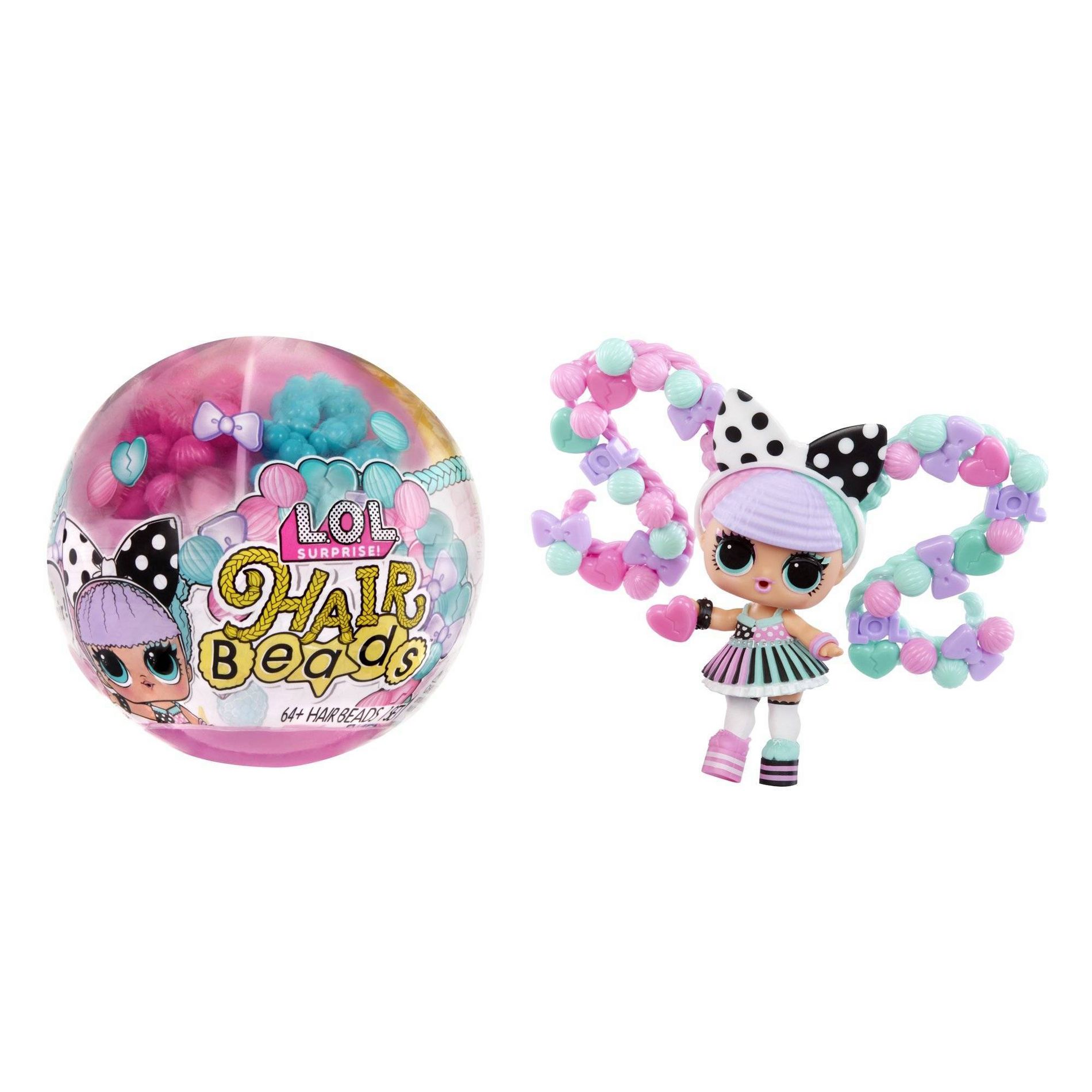 L.O.L. Surprise! Hair Beads Tots: Fashion Articulated Doll with Accessories