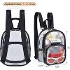 Hachikiko Clear Mini Backpack Stadium Approved for Concert, Festival, Sport Events,Black - 3 of 4