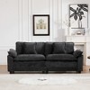 Wider Armrest LoveSeat, Modular Sectional Couch with Chenille Fabric & Double-Layer Cushions â€ - 2 of 4