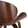 NicBex 30"Mid-Century Modern Counter Height Bar Stools,Set of 1,Swivel Shell-Shaped Counter Stools with Footrest,250LBS Weight Capacity - 3 of 4