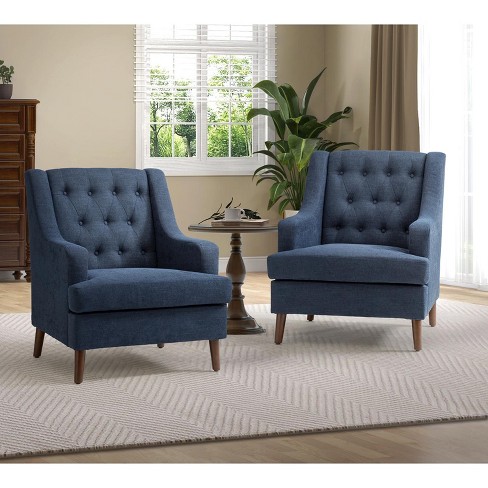 Set Of 2 Cedrik Contemporary-special Bedroom And Living Room Armchair ...