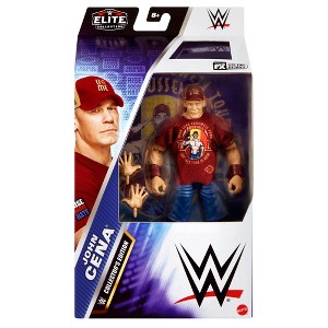 John Cena Red  Brussels  WWE Elite 120 Exclusive Action Figure - 1 of 3