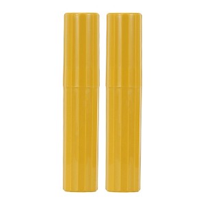 Unique Bargains Travel Portable Vertical Stripe Toothbrush Case 7.87"x1.50" 2 Pcs - 1 of 4