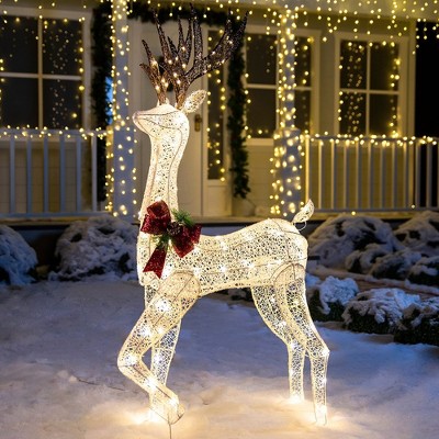 Joiedomi 5.5ft Reindeer Buck Outdoor Yard Light 150 Led Lighted 