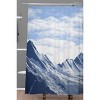 Lisa Argyropoulos Alaskan Shower Curtain Blue - Deny Designs: Polyester Microfiber, Machine Washable, Buttonhole Top - 2 of 4