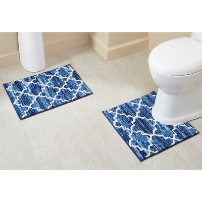 Savio Collection 100% Micro Polyester 2 Piece Bath Rug Set - Better Trends