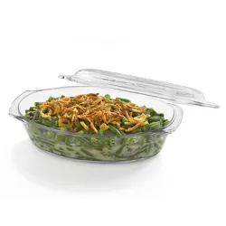 Libbey Baker's Basics Glass Oval Casserole with Cover