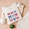 Simply Sage Market Coquette Bow Chart Stars And Stripes Lightweight Garment Dyed Sweatshirt - 3 of 4