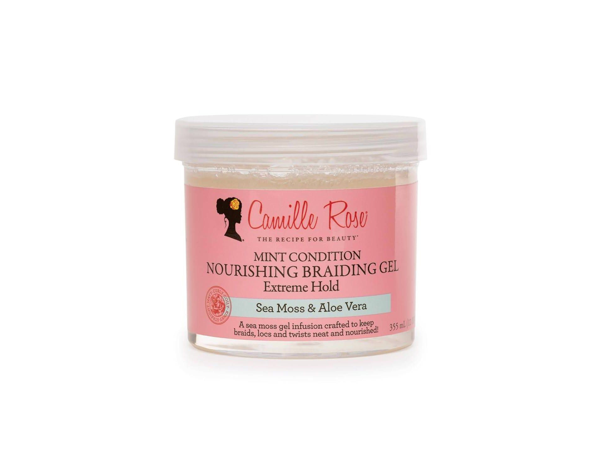 Camille Rose Mint Condition Nourishing Braiding Hair Gel - 12oz