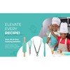 Tovla Jr. 4pc Kids Kitchen Tools Set Teal Green - 4 of 4