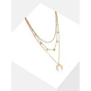 SOHI Women's Gold Everyday Multi-Layer Necklace - 1 of 4
