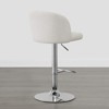 Spruce&Spring Modern Adjustable Swivel Bar Stools Set with Arched Footrest - 4 of 4