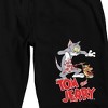 Tom & Jerry Cat & Mouse Chase Men's Black Graphic Sleep Shorts - 2 of 4
