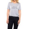 Women's "c'est La F*ckin Vie" Graphic Short Sleeve Knit Tee - ON THIS DAY - 2 of 3