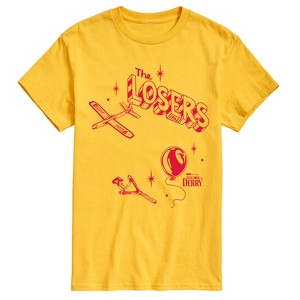 Men's It: Welcome to Derry Welcome To Derry The Losers Short Sleeve Graphic T-Shirt - Yellow - 2 X-Large - 1 of 4