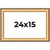 PosterPalooza | Traditional Gold Picture Frame - UV Acrylic, Backing Board, Hanging Hardware Included - 2 of 4