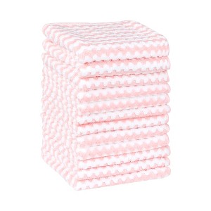 Unique Bargains Microfiber Highly Absorbent Lint Reusable Kitchen Towel 12 Pcs - 1 of 4
