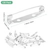 Unique Bargains Durable Multipurpose Iron Badge Brooch Pin Backs Safety Clasp 120 Pcs - 3 of 4