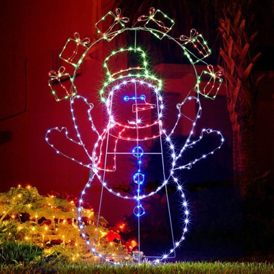 Karl Home 5FT Fun Juggling Snowman Christmas Yard Decorations