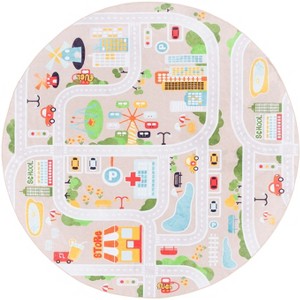 Santa Monica Kids SMK124  Machine Washable Skid-Resistant Power Loomed Indoor Rugs - Safavieh Kids - 1 of 4