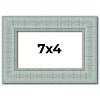 PosterPalooza | Photo Size Refined Blue Picture Frame - UV Acrylic, Foam Board Backing, Hanging Hardware - 2 of 4
