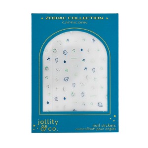 Jollity & Co. - Zodiac Capricorn Nail Stickers - Pack of 1 Sheet, 1 Nail Stickers - 1 of 3