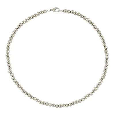 Slate by Rebl Beads Chain Necklace  Stainless Steel