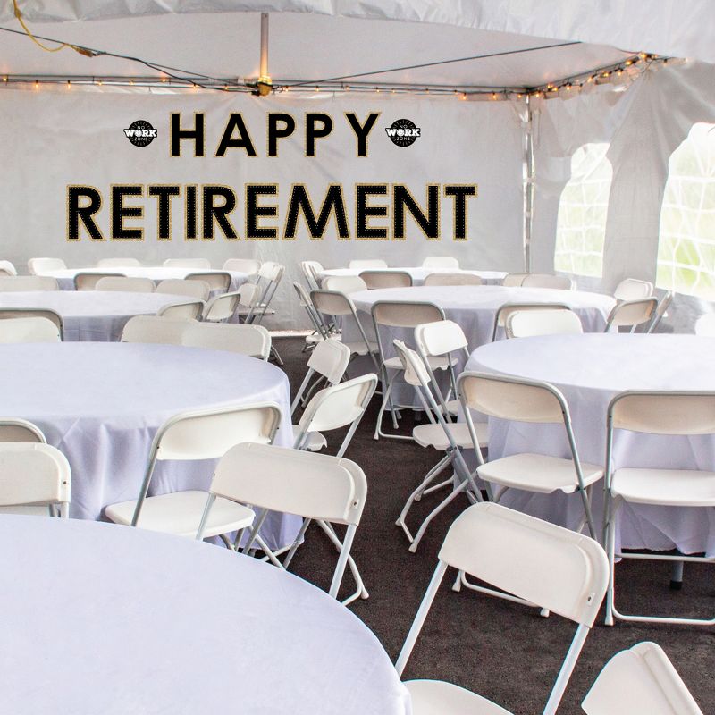 Big Dot of Happiness Happy Retirement - Peel and Stick Retirement Party Large Banner Wall Decals - Happy Retirement, 2 of 9