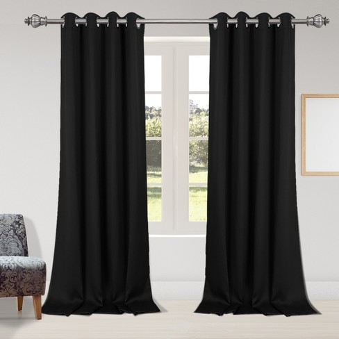 2 Pcs 52 X 95 Inch Solid Blockout, 95 Inch Curtain Panels