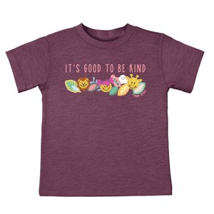 The Juniper Shop Mini Smiley It's Good To Be Kind Aria Toddler Short Sleeve Tee - 1 of 4