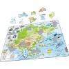 Larsen Puzzles Asia Map with Animals Kids Jigsaw Puzzle - 63pc - 2 of 3