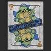 Men's Teenage Mutant Ninja Turtles City Sewer Leonardo Playing Card T-Shirt - 2 of 4