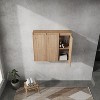 12" Bathroom Side Cabinet, 2-Soft Close Doors, Float Mounting Design - 4 of 4
