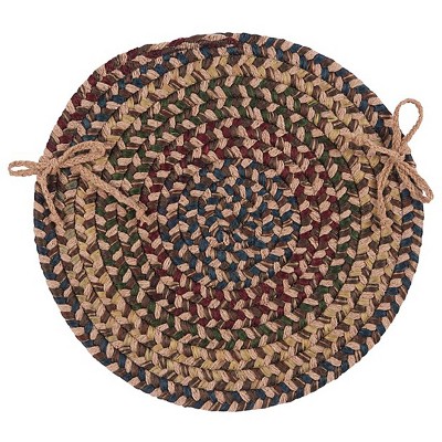 Colonial Mills Midnight - Mocha Chair Pad, Set of 4