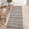 Washable Modern Living Room Bedroom Rugs with Stripped Lines, Soft Low Pile Foldable Thin Mat for Dining Room Home Office - 2 of 4